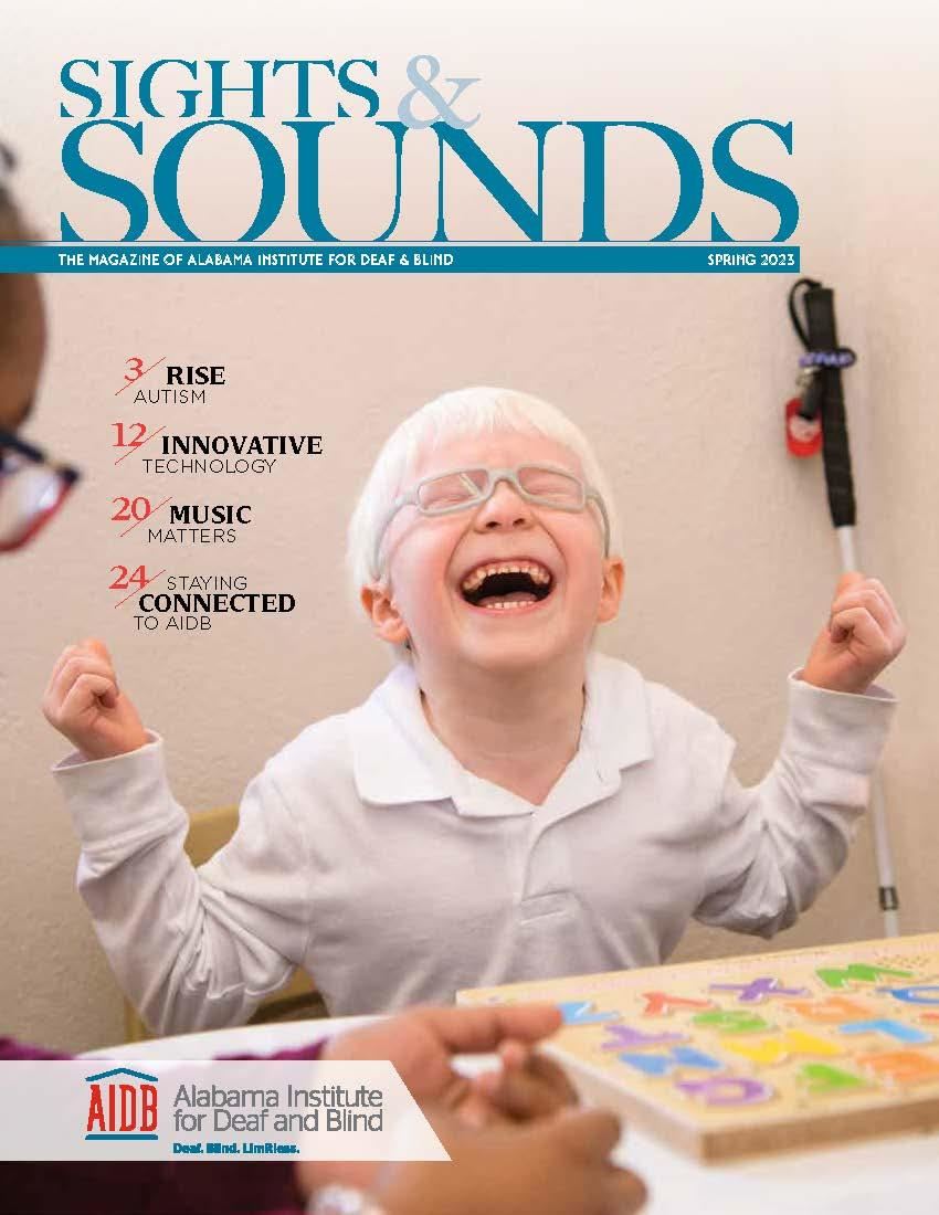The cover of the Spring 2023 Sights and Sounds Magazine